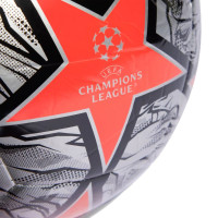 adidas Champions League Club Voetbal Maat 5 Zilver Rood Zwart