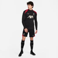 Nike Liverpool Strike Trainingsbroekje 2024-2025 Zwart Rood Wit