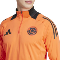 adidas Colombia Trainingstrui 1/4-Zip 2024-2026 Oranje Zwart