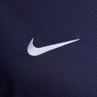 Nike Frankrijk Strike Trainingsshirt 2024-2026 Donkerblauw Lichtblauw