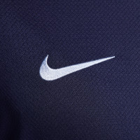 Nike Frankrijk Strike Trainingsshirt 2024-2026 Donkerblauw Lichtblauw