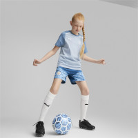 PUMA Manchester City Trainingsbroekje 2023-2024 Kids Blauw Lichtblauw Wit