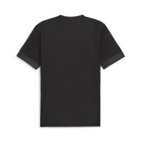 PUMA TeamGoal Matchday Football Shirt Black White Grey