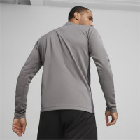 PUMA teamGOAL Trainingstrui 1/4-Zip Grijs Wit