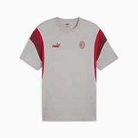 PUMA AC Milan FtblArchive T-Shirt 2023-2024 Grijs Rood Bordeauxrood