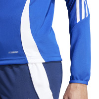 adidas Tiro 24 Trainingspak 1/4-Zip Dames Blauw Donkerblauw Wit