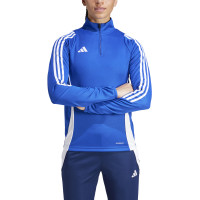 adidas Tiro 24 Trainingspak 1/4-Zip Dames Blauw Donkerblauw Wit