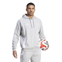 adidas Tiro 24 Sweat Hoodie Light Grey White