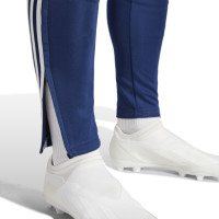 adidas Tiro 24 Trainingsbroek Slim Donkerblauw Wit