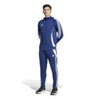 adidas Tiro 24 Sweat Trainingsbroek Donkerblauw Wit