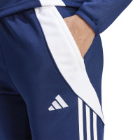 adidas Tiro 24 Trainingspak 1/4-Zip Dames Blauw Donkerblauw Wit