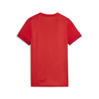 PUMA teamGOAL Voetbalshirt Dames Rood Wit