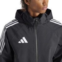 adidas Tiro 24 Regenjas Zwart Wit