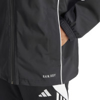 adidas Tiro 24 Regenjas Zwart Wit