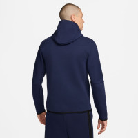 Nike Frankrijk Tech Fleece Vest 2024-2026 Donkerblauw Goud