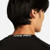 Nike Pro Long Sleeve Base Layer Black White