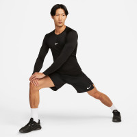 Nike Pro Long Sleeve Base Layer Black White