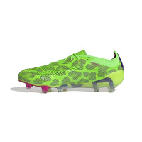adidas Predator Elite Gras Football Shoes (FG) Green Pink Purple