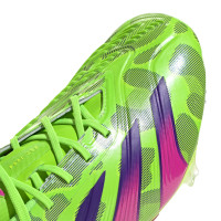 adidas Predator Elite Gras Football Shoes (FG) Green Pink Purple