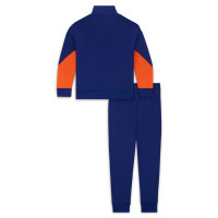 Nike Netherlands Strike Full-Zip Tracksuit 2024-2026 Preschoolers Blue Orange