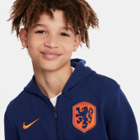 Nike Nederland Sportswear Club Vest 2024-2026 Kids Blauw Oranje