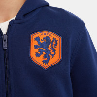 Nike Nederland Sportswear Club Vest 2024-2026 Kids Blauw Oranje