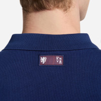 Nike Netherlands Sportswear Polo Matchup 2024-2026 Blue Orange