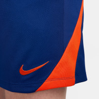 Nike Nederland Strike Trainingsbroekje 2024-2026 Blauw Oranje
