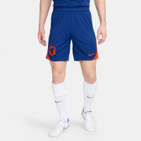 Nike Nederland Strike Trainingsbroekje 2024-2026 Blauw Oranje