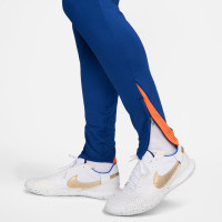 Nike Nederland Strike Trainingsbroek 2024-2026 Blauw Oranje