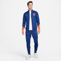 Nike Nederland Strike Trainingspak Full-Zip 2024-2026 Blauw Oranje