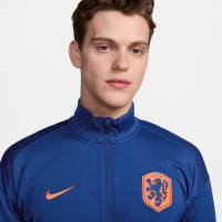 Nike Nederland Strike Trainingspak Full-Zip 2024-2026 Blauw Oranje