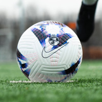 Nike Premier League Flight Voetbal Maat 5 2023-2024 Wit Paars Zwart Roze