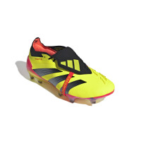 adidas Predator Elite FT Gras Voetbalschoenen (FG) Felgeel Zwart Rood