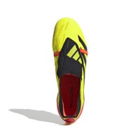adidas Predator Elite FT Gras Voetbalschoenen (FG) Felgeel Zwart Rood