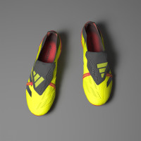 adidas Predator Elite FT Gras Voetbalschoenen (FG) Felgeel Zwart Rood