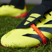 adidas Predator Elite FT Gras Voetbalschoenen (FG) Felgeel Zwart Rood