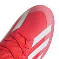 adidas X Crazyfast League Gras Voetbalschoenen (FG) Felrood Wit Geel