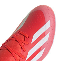 adidas X Crazyfast League Gras / Kunstgras Voetbalschoenen (MG) Felrood Wit Geel