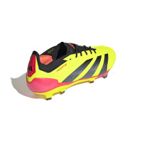 adidas Predator Elite Gras Voetbalschoenen (FG) Felgeel Zwart Rood