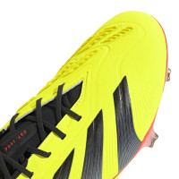adidas Predator Elite Gras Voetbalschoenen (FG) Felgeel Zwart Rood