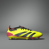 adidas Predator Elite Gras Voetbalschoenen (FG) Felgeel Zwart Rood