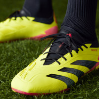 adidas Predator Elite Gras Voetbalschoenen (FG) Felgeel Zwart Rood
