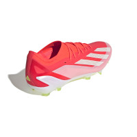 adidas X Crazyfast Elite Gras Voetbalschoenen (FG) Felrood Wit Geel