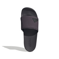 adidas Adilette Comfort Elevated Slippers Zwart Donkerpaars