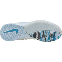 Nike Lunargato II Zaalvoetbalschoenen (IN) Wit Lichtblauw