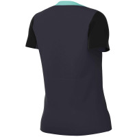 Nike KNVB Scheidsrechters Trainingsshirt 2024-2026 Dames Donkerblauw Turquoise