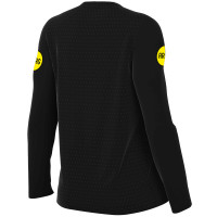 Nike KNVB Referee Shirt 2024-2026 Women's Long Sleeve Black White