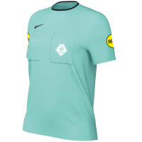 Nike KNVB Scheidsrechtersshirt 2024-2026 Dames Turquoise Zwart