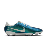 Nike Tiempo Legend 10 Academy Gras / Kunstgras Voetbalschoenen (MG) Smaragdgroen Wit